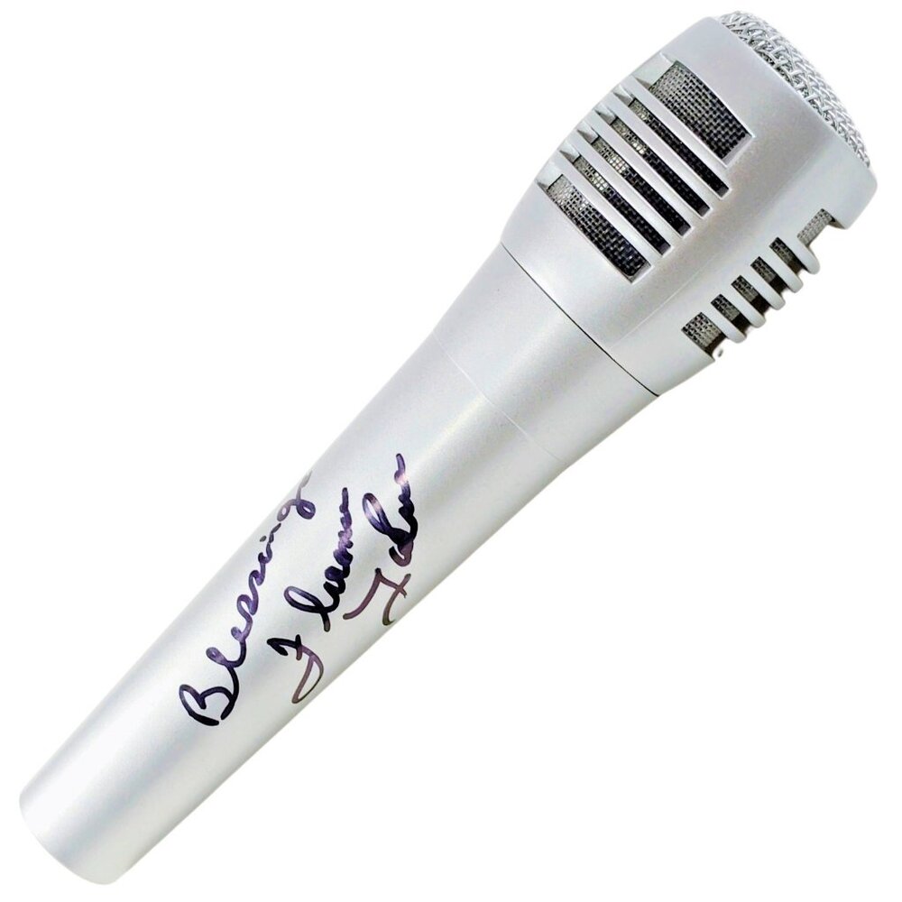 Florence LaRue Fifth Dimension Signed Microphone Beckett Authentic Auto COA